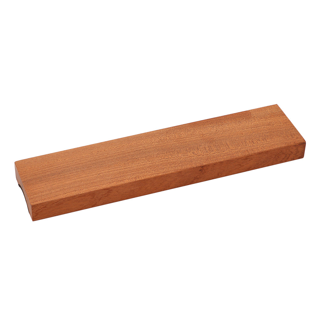 Guitar Bass Neck Rest Caul Neck Rest Sapele Wood Long Neck Support Guitar Fretwork Cork Lined for Guitar Making Tools