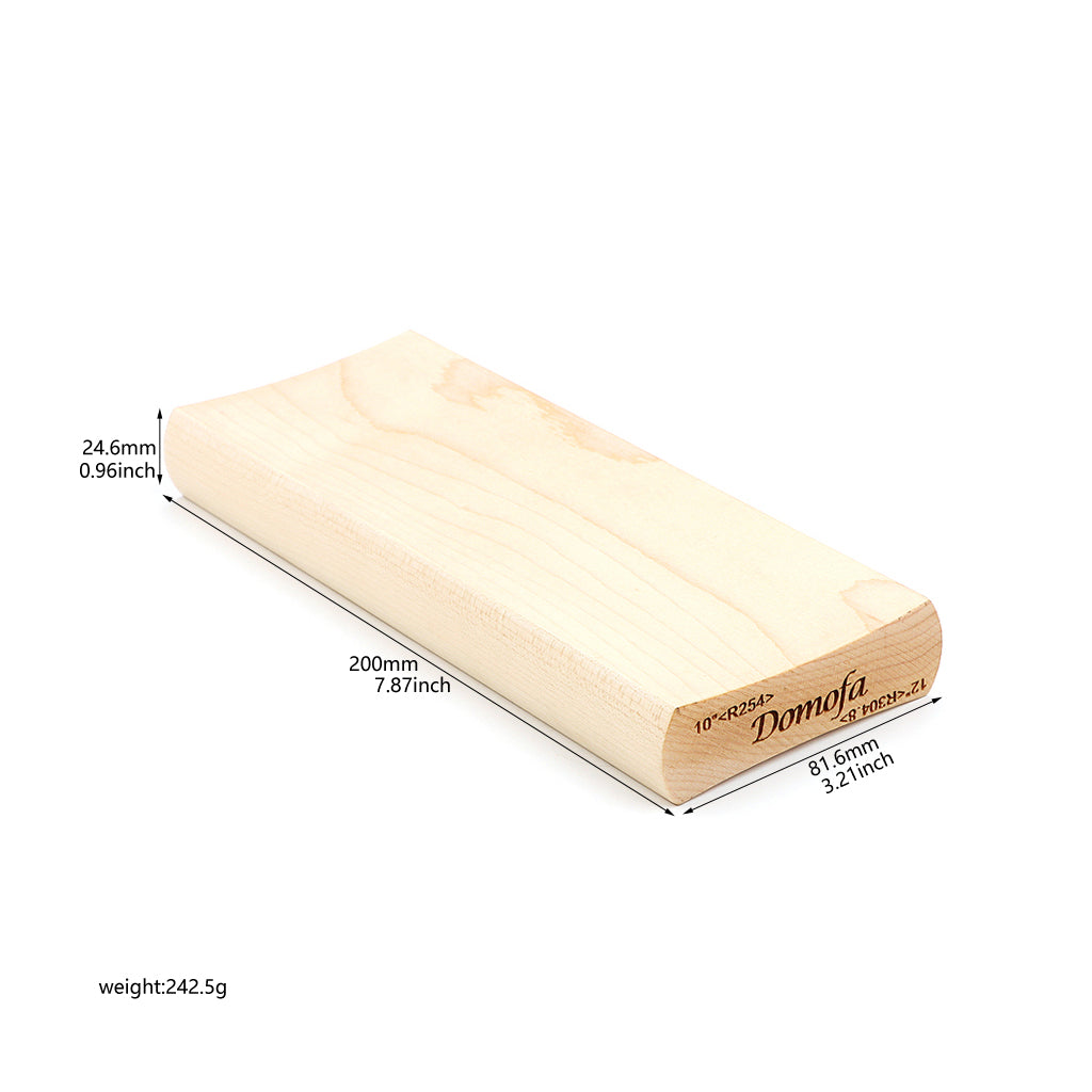 Wood Radius Sanding Block Luthier Tool for Guitar Bass Fret Leveling Dual purpose 10R &12R