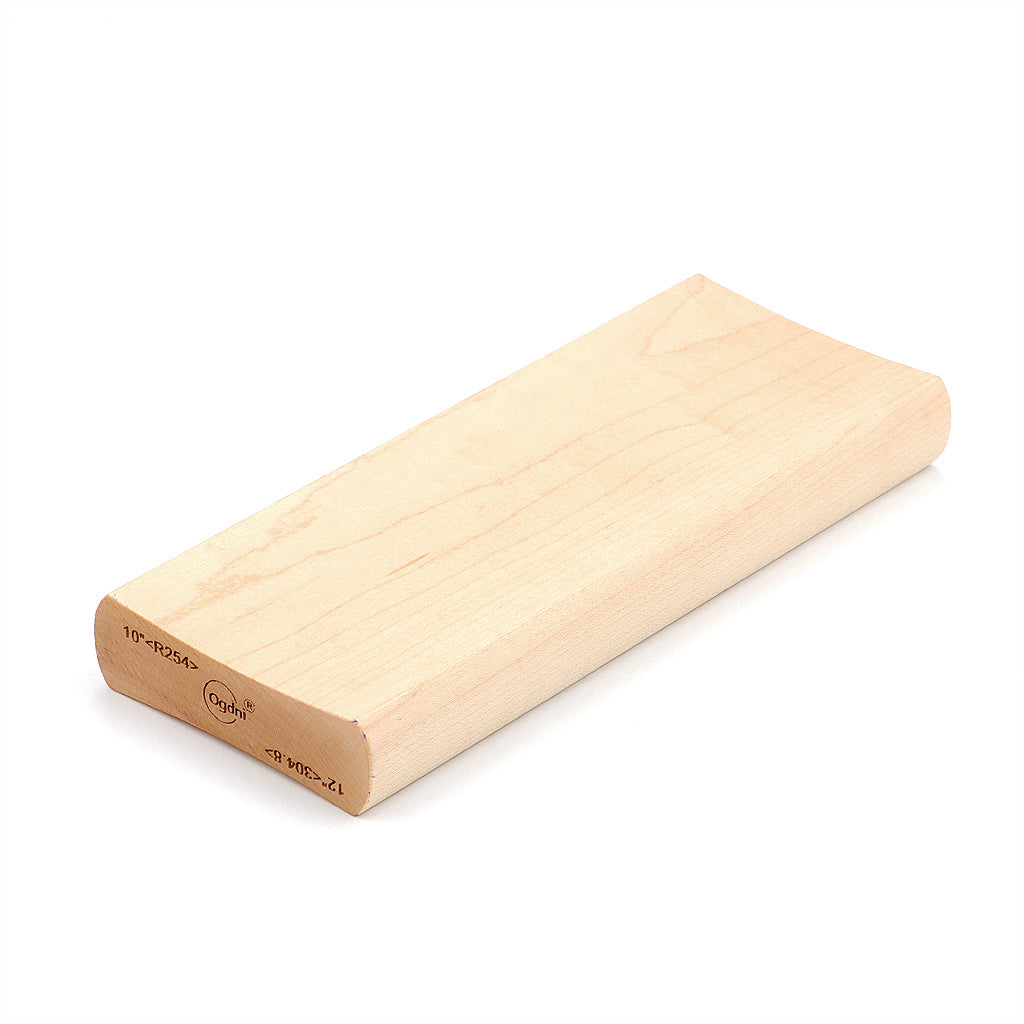 Wood Radius Sanding Block Luthier Tool for Guitar Bass Fret Leveling Dual purpose 10R &12R