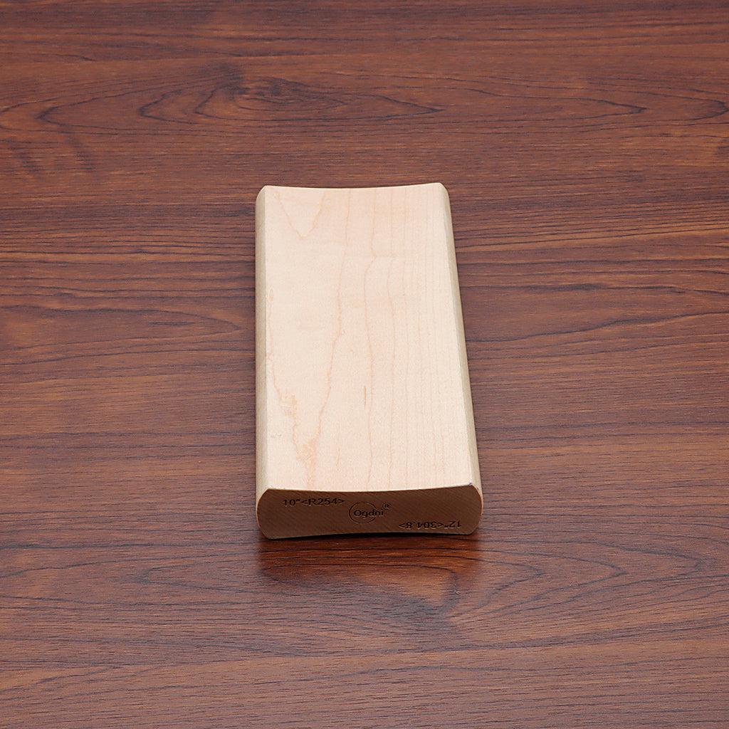 Wood Radius Sanding Block Luthier Tool for Guitar Bass Fret Leveling Dual purpose 10R &12R