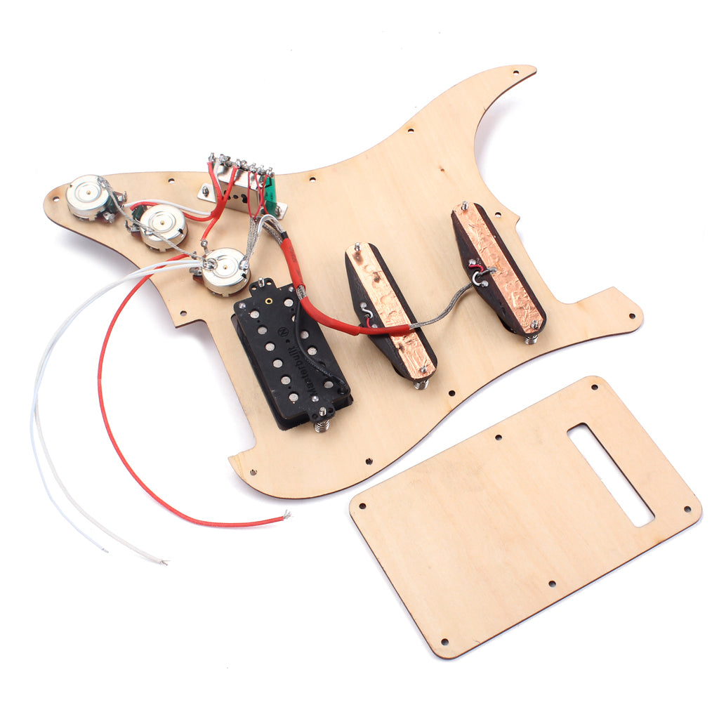 Prewired-Loaded SSH maple wood Pickguard HomeLand Pickups  for Strat Guitar