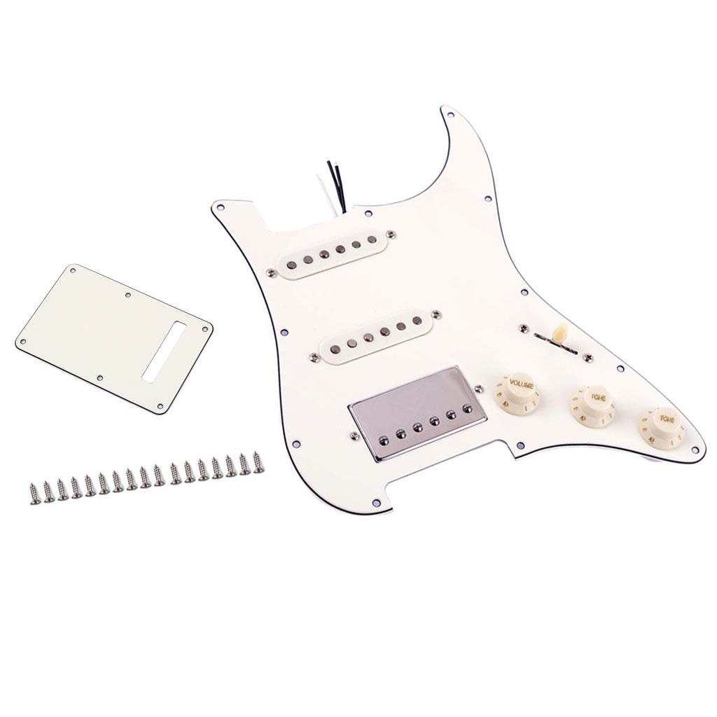 SSH Prewired Loaded Strat Guitar Pickguard Set Multifunction Switch Alnico 5 Pickups Humbucker Pickups for Fender Guitar