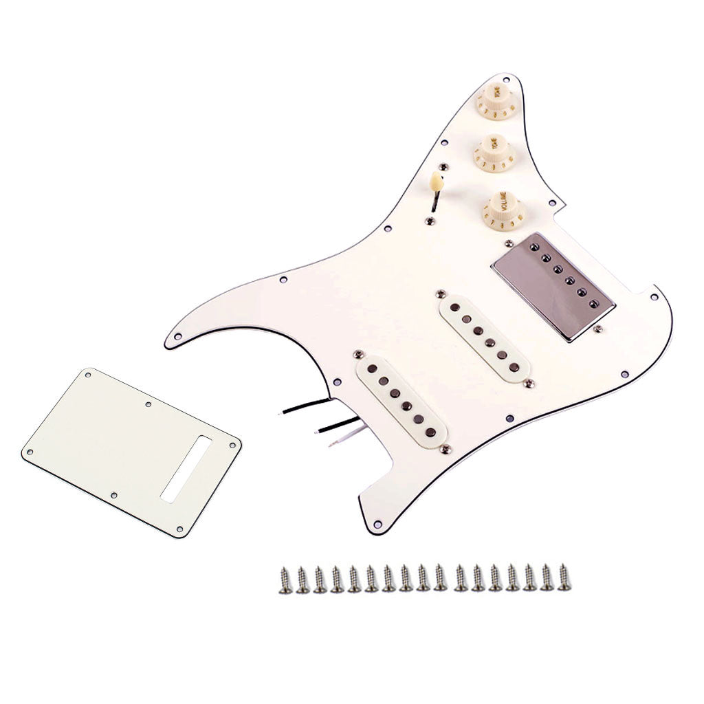 SSH Prewired Loaded Strat Guitar Pickguard Set Multifunction Switch Alnico 5 Pickups Humbucker Pickups for Fender Guitar