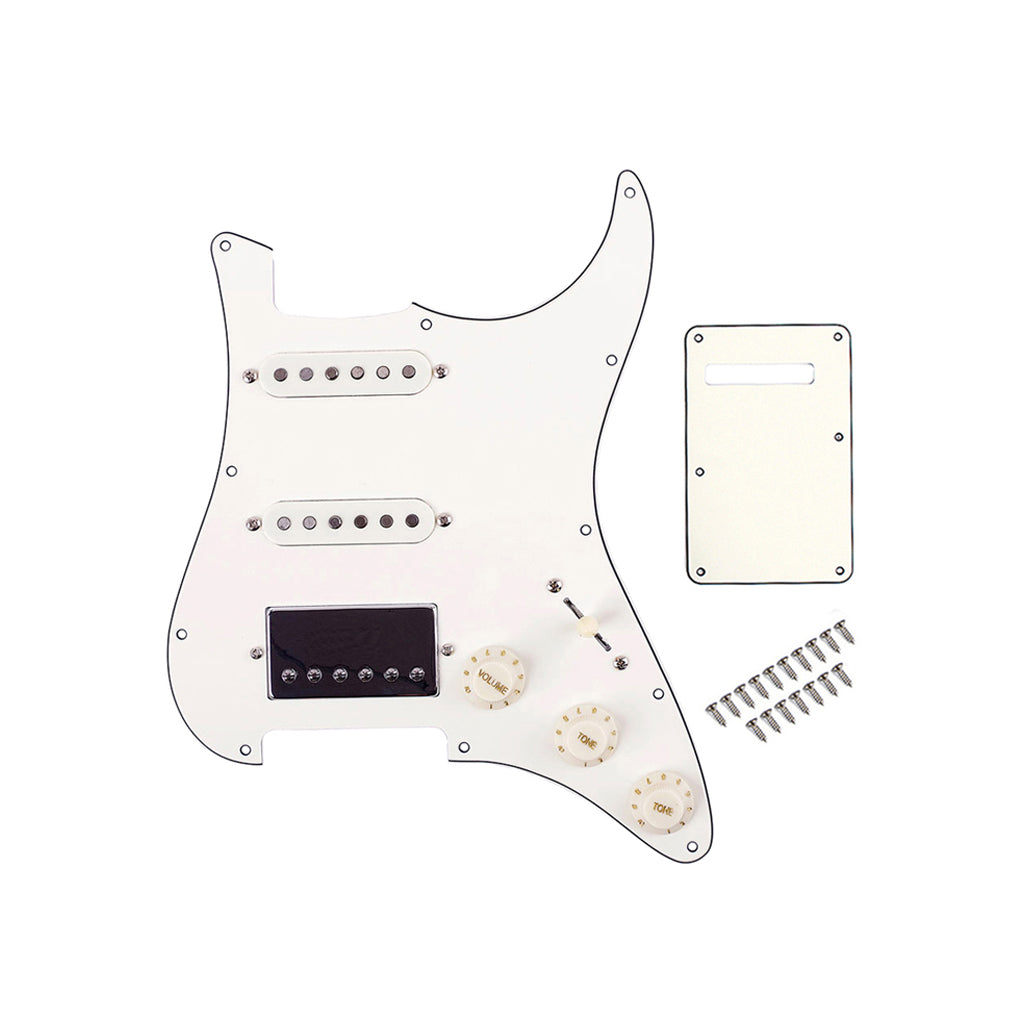 SSH Prewired Loaded Strat Guitar Pickguard Set Multifunction Switch Alnico 5 Pickups Humbucker Pickups for Fender Guitar