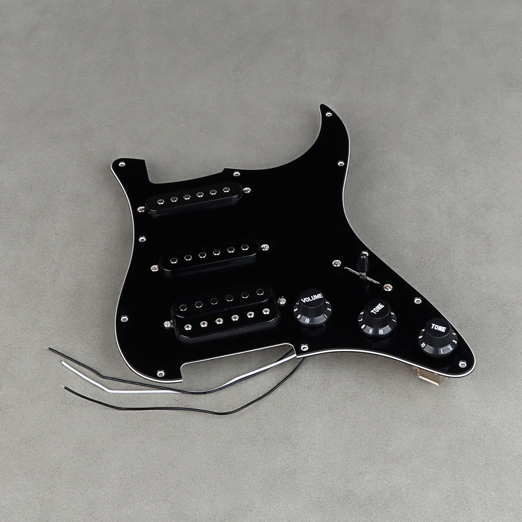 SSH Loaded Prewired Guitar Strat Pickguard Humbucker Pickups Set for Fender Stratocaster Electric Guitar