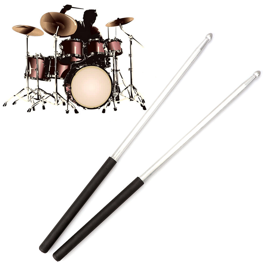 5A Aluminium Alloy Drum Sticks Durable Non-slip Exercise Drumsticks for Percussion Instrument Accessories