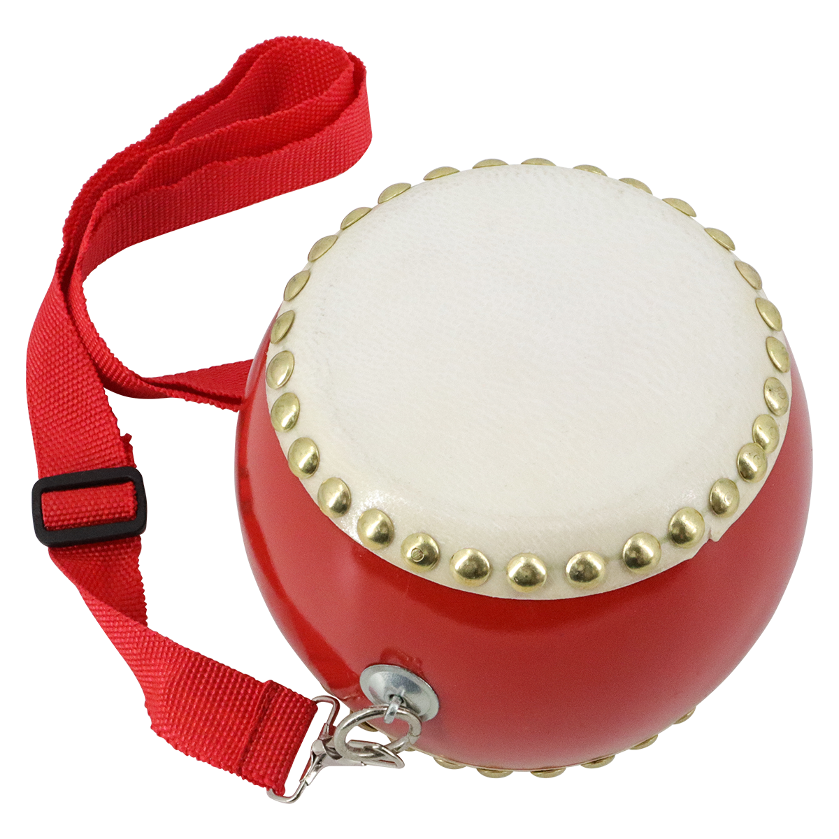 Chinese Drum & Cymbals Set with Adjustable Carry Strap and Drum Sticks for Kids Toys