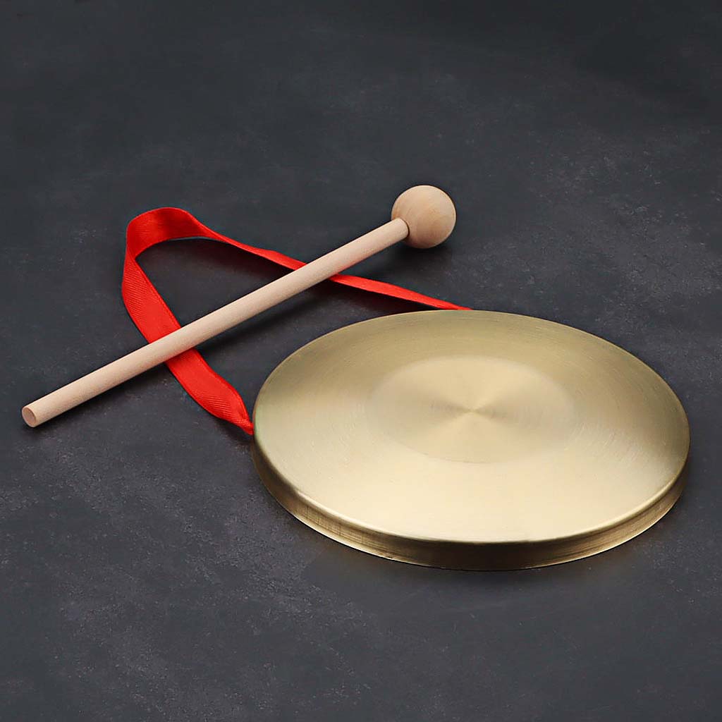 1 Set Practical Hand Gong Gong Percussion Instrument for School Festival Party