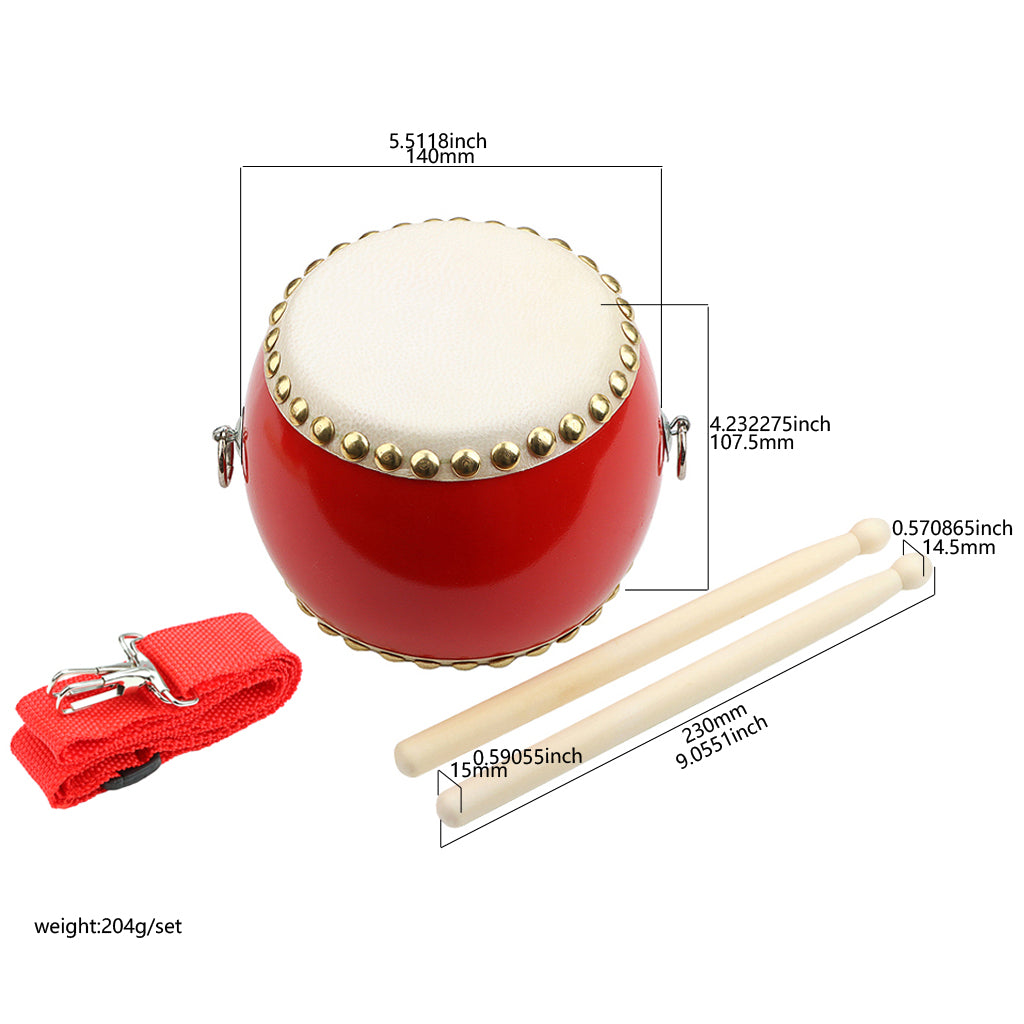 Fashion Tanggu Drum Lion Dance Drum Wusuh Kungfu Big Drum Traditional Chinese Drum