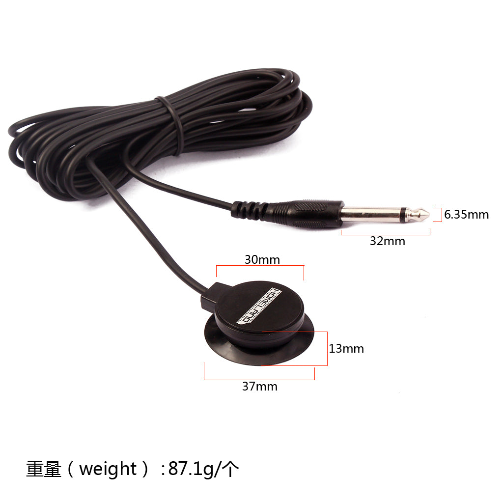 High Quality Guitar Pickup Transducer Pickup for Acoustic Guitar Violin Banjo Mandolin with 1/4 Jack and 3M Cable