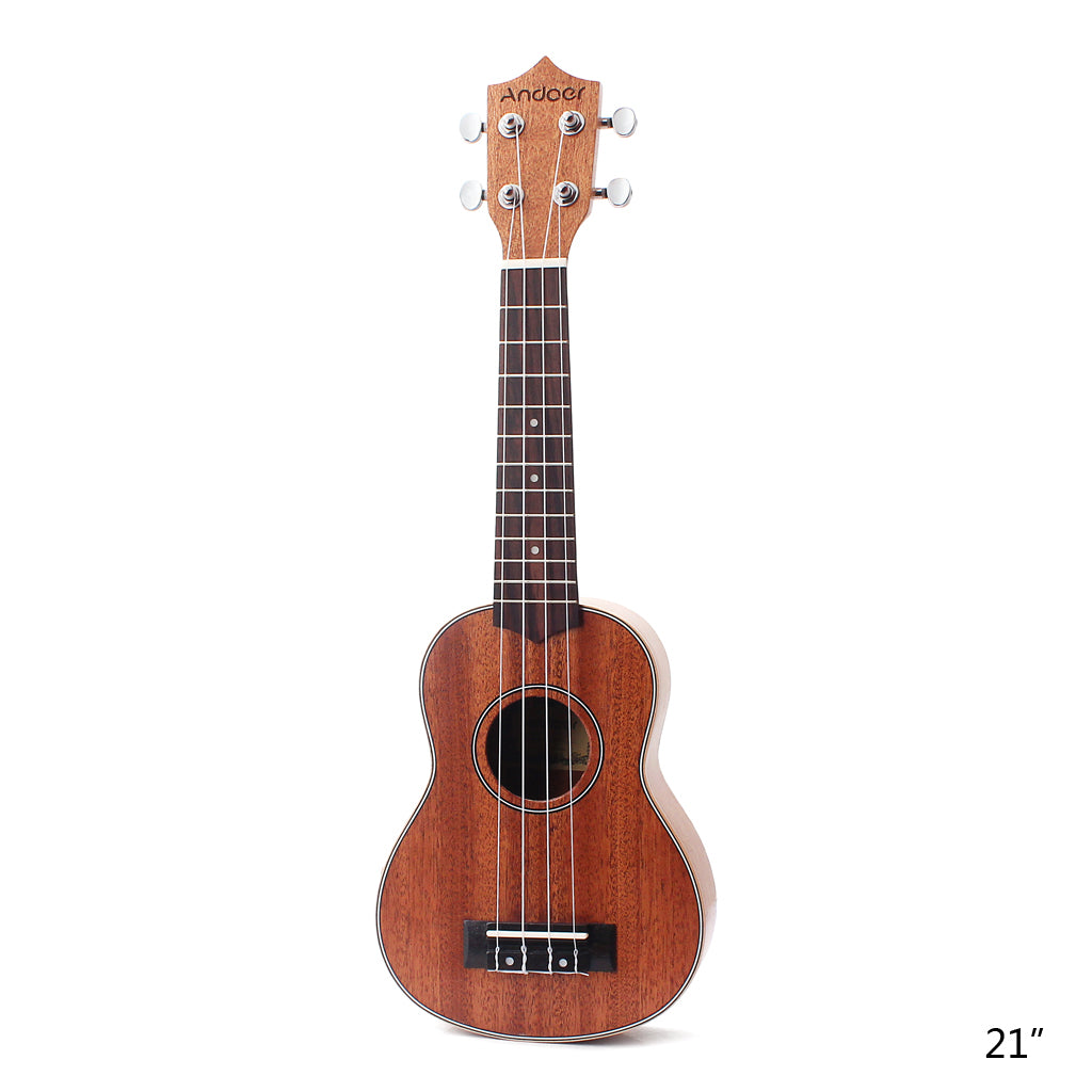 21 Inch Ukulele,4 string Hawaiian Mini Guitar,Soprano Ukulele，Strings Musical Instruments Musical Gifts