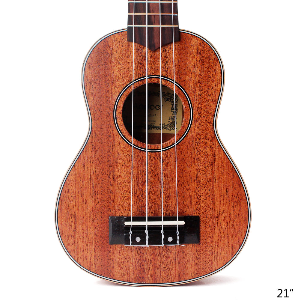 21 Inch Ukulele,4 string Hawaiian Mini Guitar,Soprano Ukulele，Strings Musical Instruments Musical Gifts