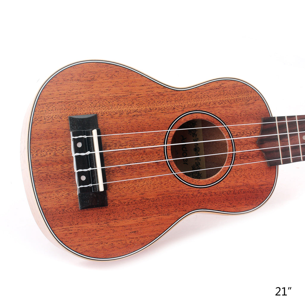 21 Inch Ukulele,4 string Hawaiian Mini Guitar,Soprano Ukulele，Strings Musical Instruments Musical Gifts