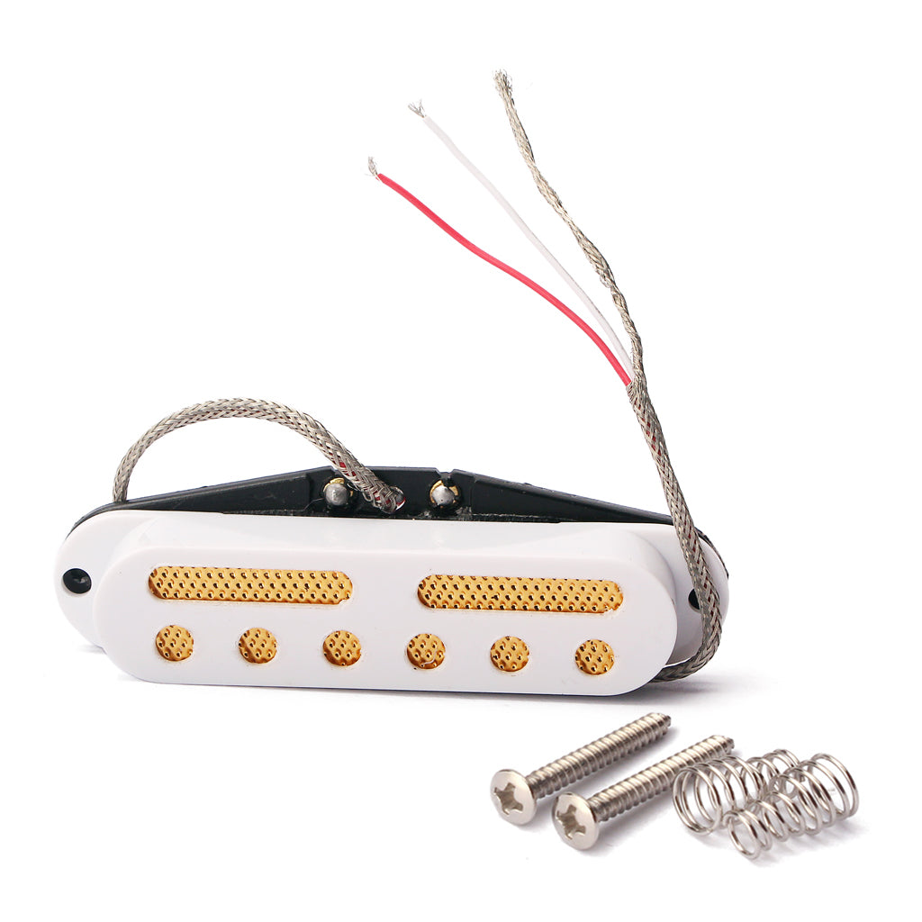 Hand wound pickups fit Fender stratocaster. Hot Custom ALNICO 5 strat pickups.