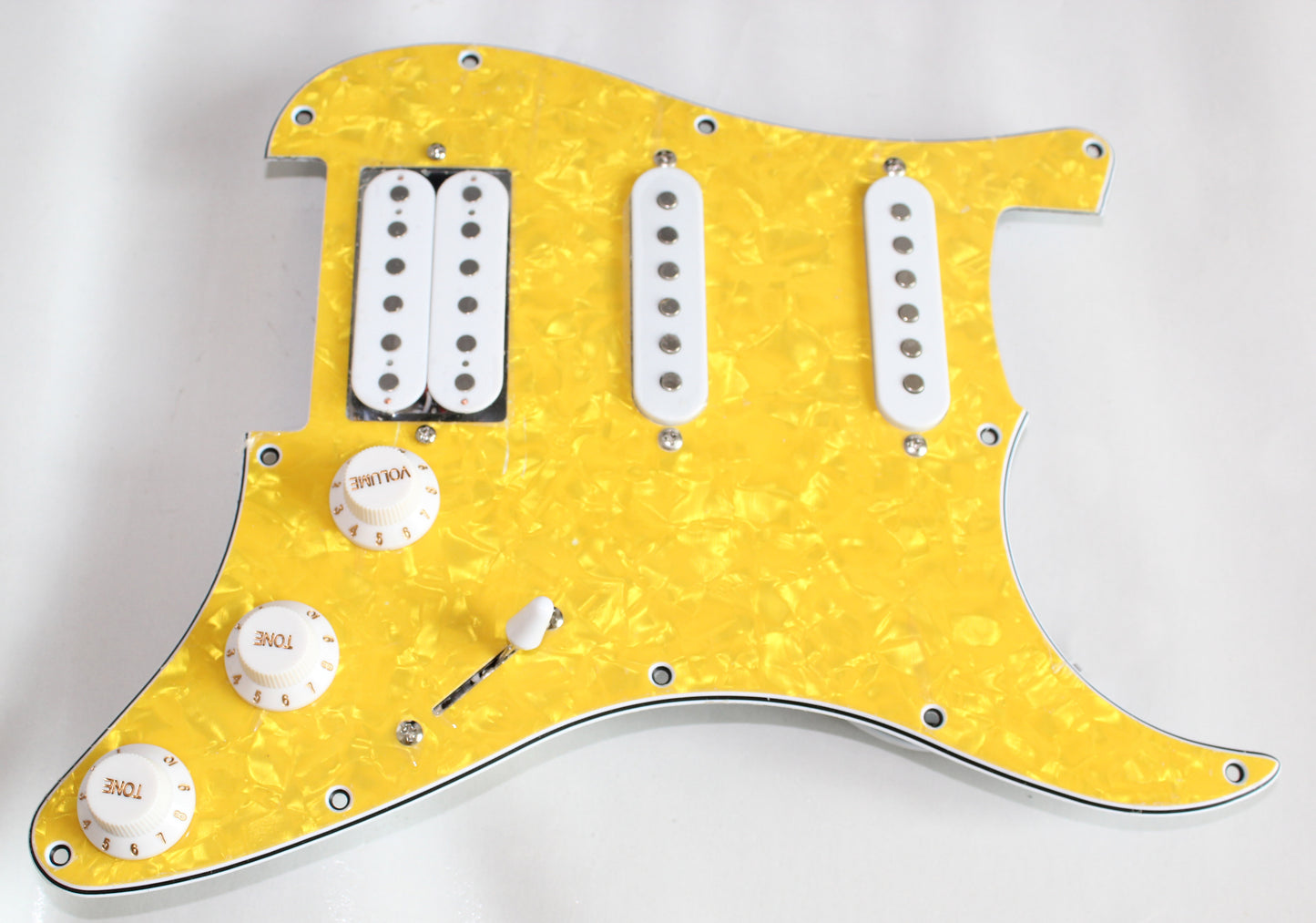 High Quality Electric Guitar Pickguard 3-ply SSH Loaded Prewired Humbucker Pickguard Pickups Set for Guitar