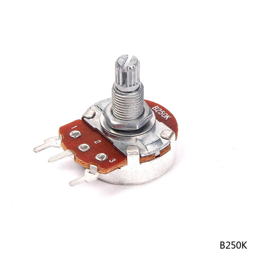 A/B250k OHM Audio POTS Guitar Potentiometers 18mm Shaft