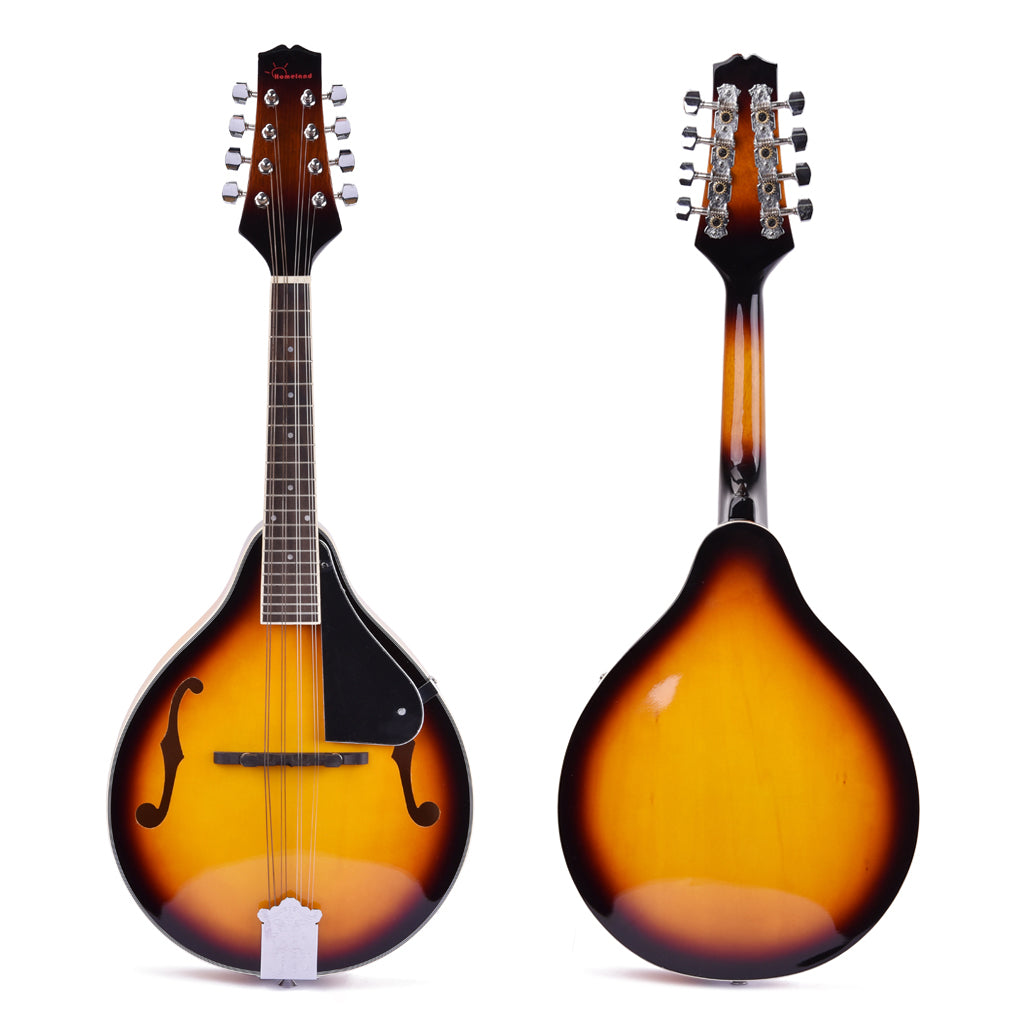 8-String Basswood Mandolin Musical Instrument with Rosewood Steel String Mandolin Stringed Instrument