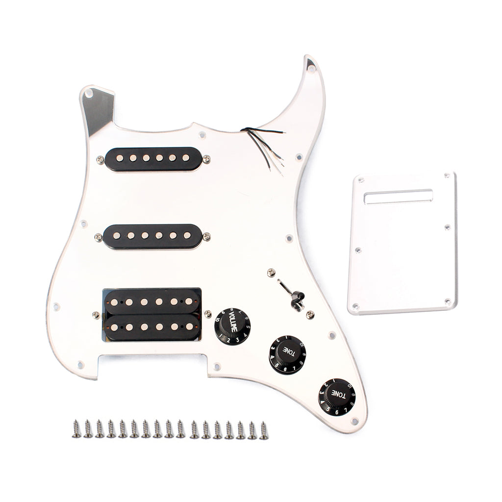 High Quality Electric Guitar Pickguard 3-ply SSH Loaded Prewired Humbucker Pickguard Pickups Set for Guitar