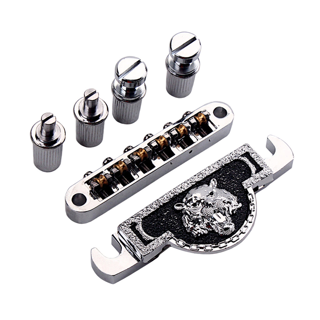 1 Set Guitar Roller Saddle Tune-O-Matic and Bridge Tailpiece MADE IN KOREA