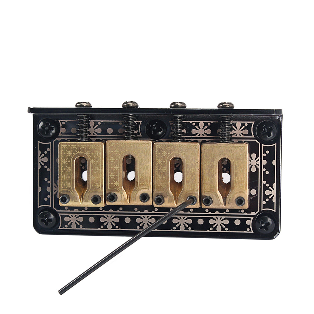 4 String Cigar Box Guitar Bridge Black