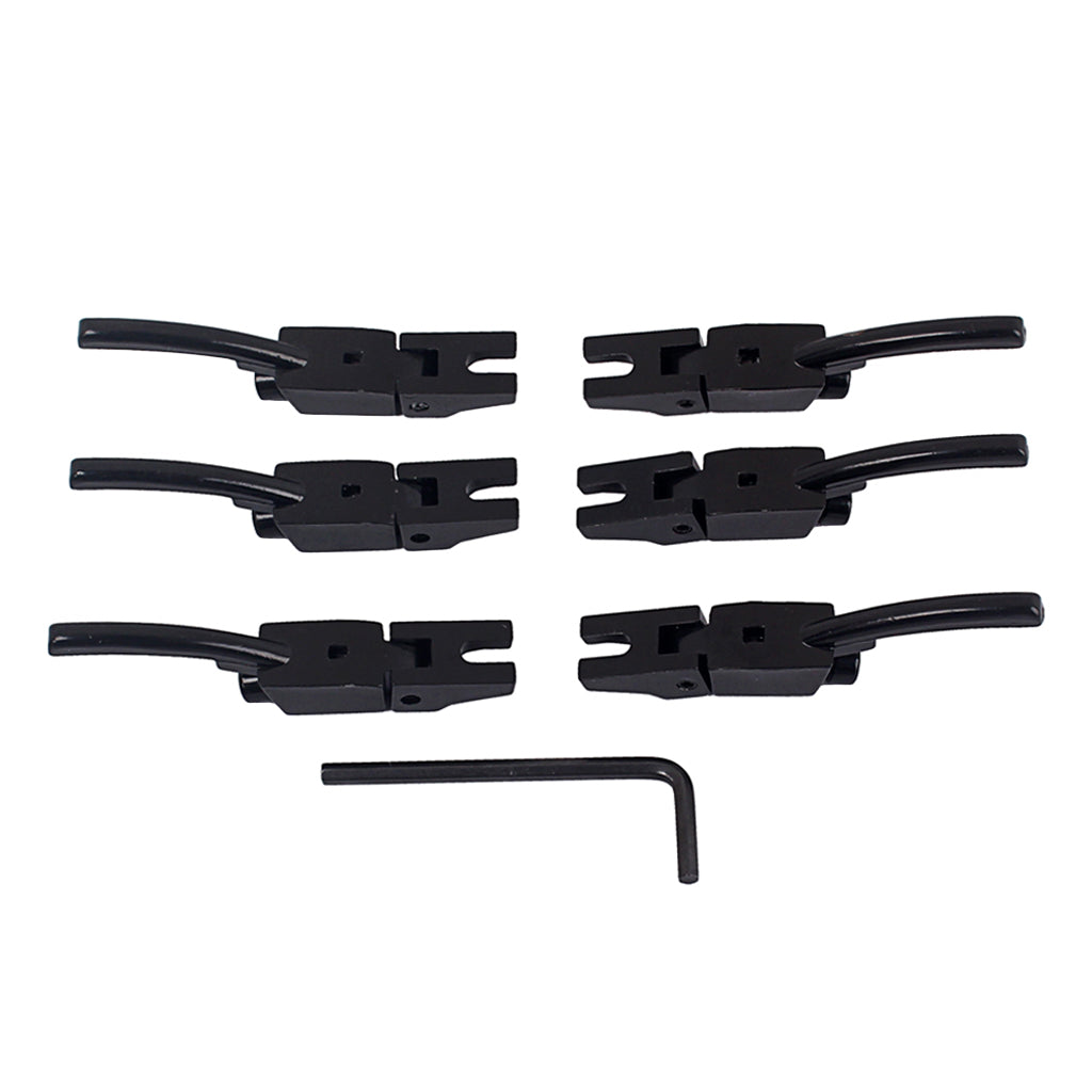 6 Pcs Guitar Bridge String Saddles Tremolo Bridge Locked String Saddle For Electric Guitar Parts Accessories