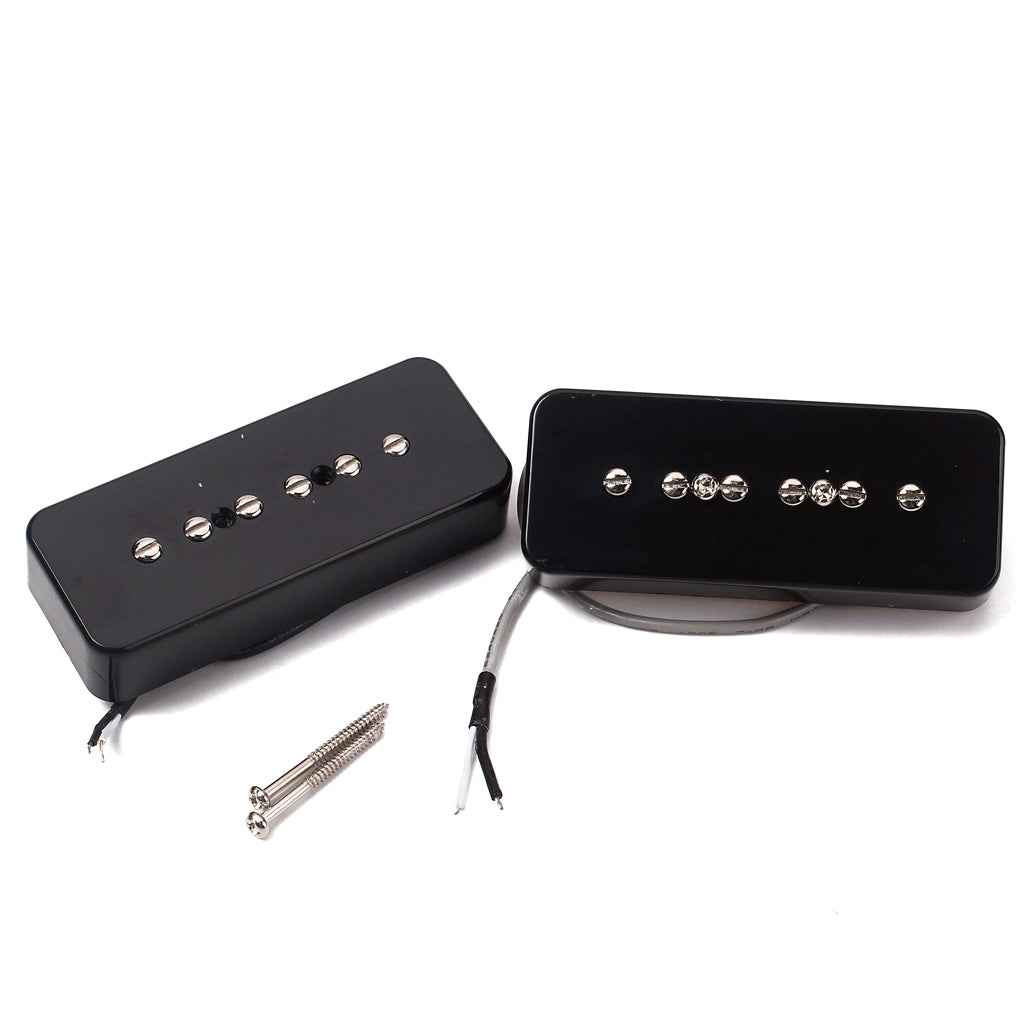 EXCELLENT P90 SOAPBAR GUITAR PICKUP/ 50mm POLE SPACINGS / BLACK / P 90