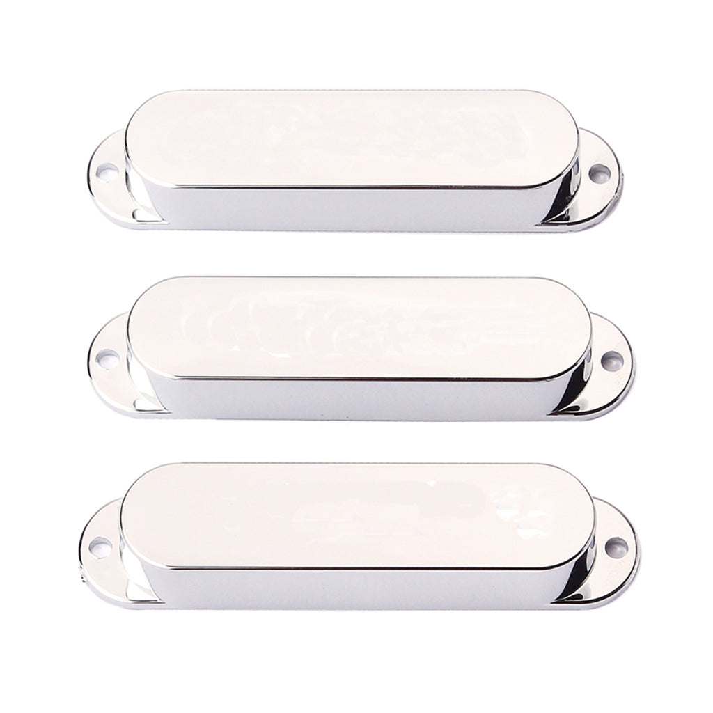 1 Set of 3pcs Matte  Sealed Closed Single Coil Pickup Covers For Electric Guitar Pickup Lid/Shell/Top