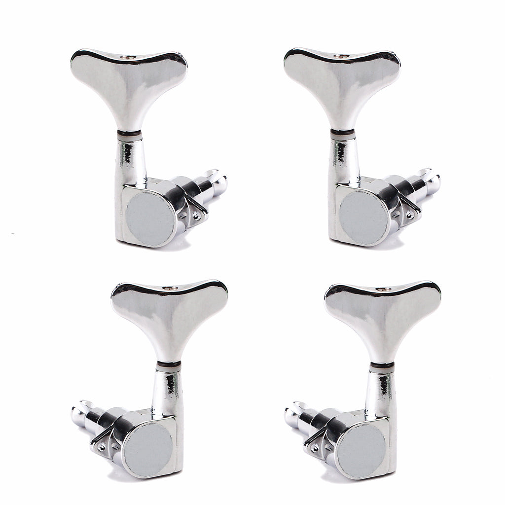 Set Of 2L2R Chrome/Black/Gold Bass Tuning Pegs Tuning Machine Heads For Bass Peg New