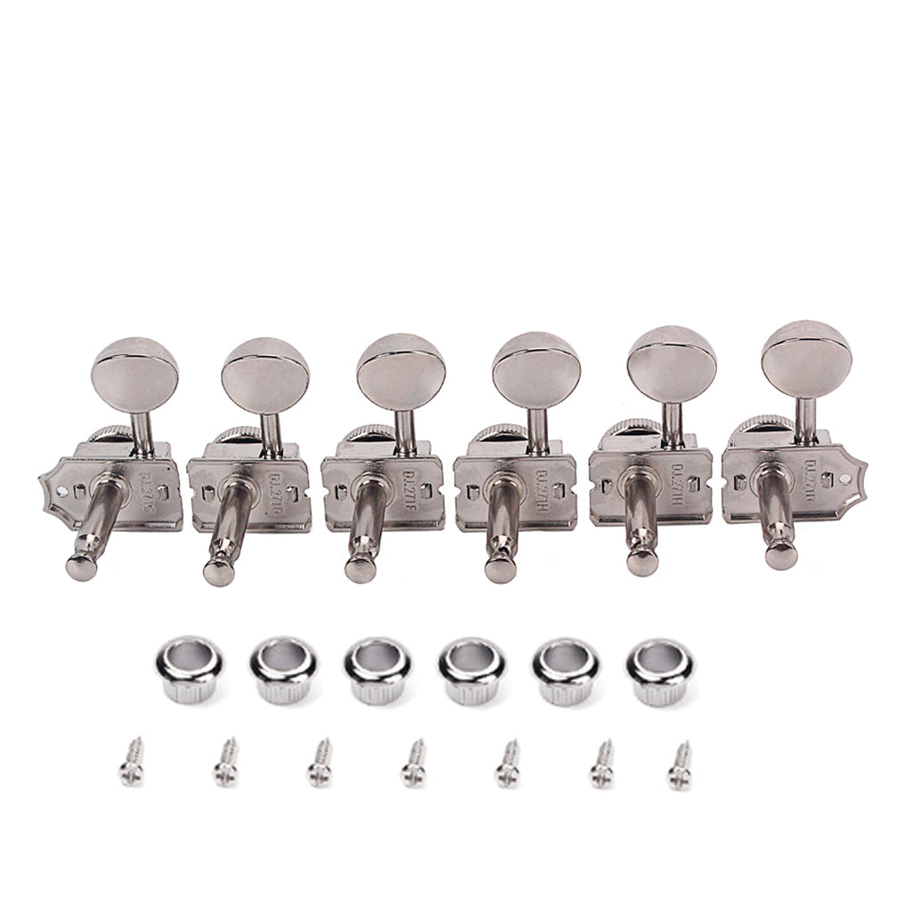 Vintage Nickel Lock String Tuners Electric Guitar Machine Heads Tuners For ST TL Guitar Tuning Pegs