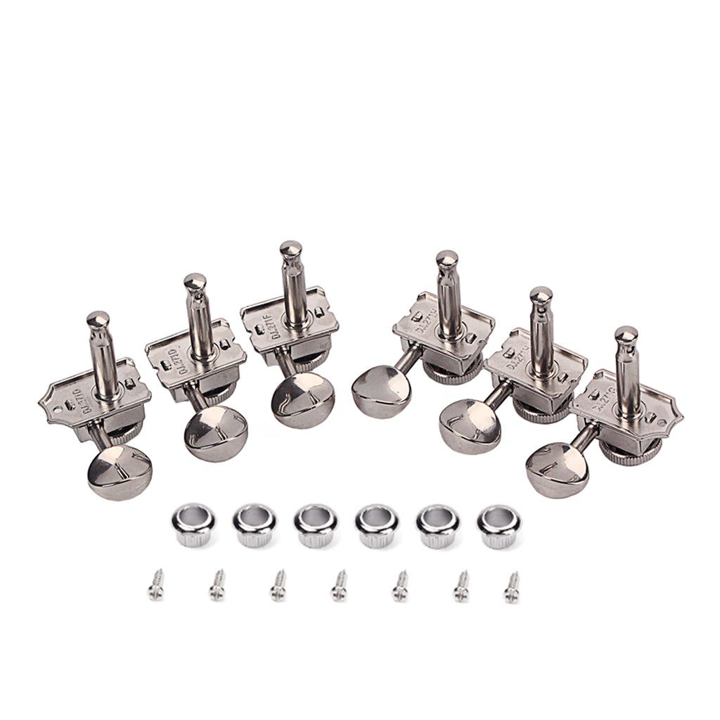 Vintage Nickel Lock String Tuners Electric Guitar Machine Heads Tuners For ST TL Guitar Tuning Pegs