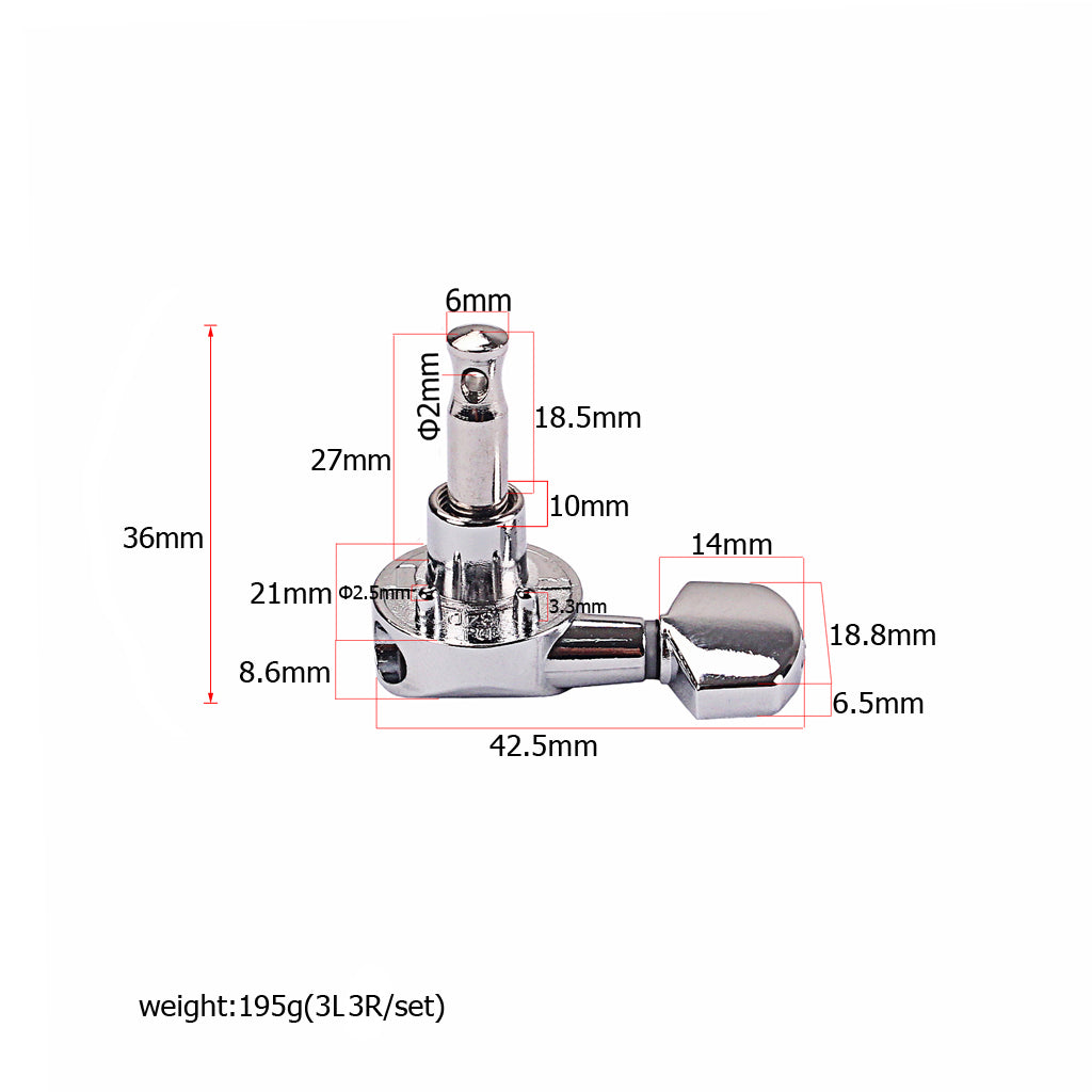 3R3L   Guitar open String Tuning Pegs Keys Machine Heads Tuners