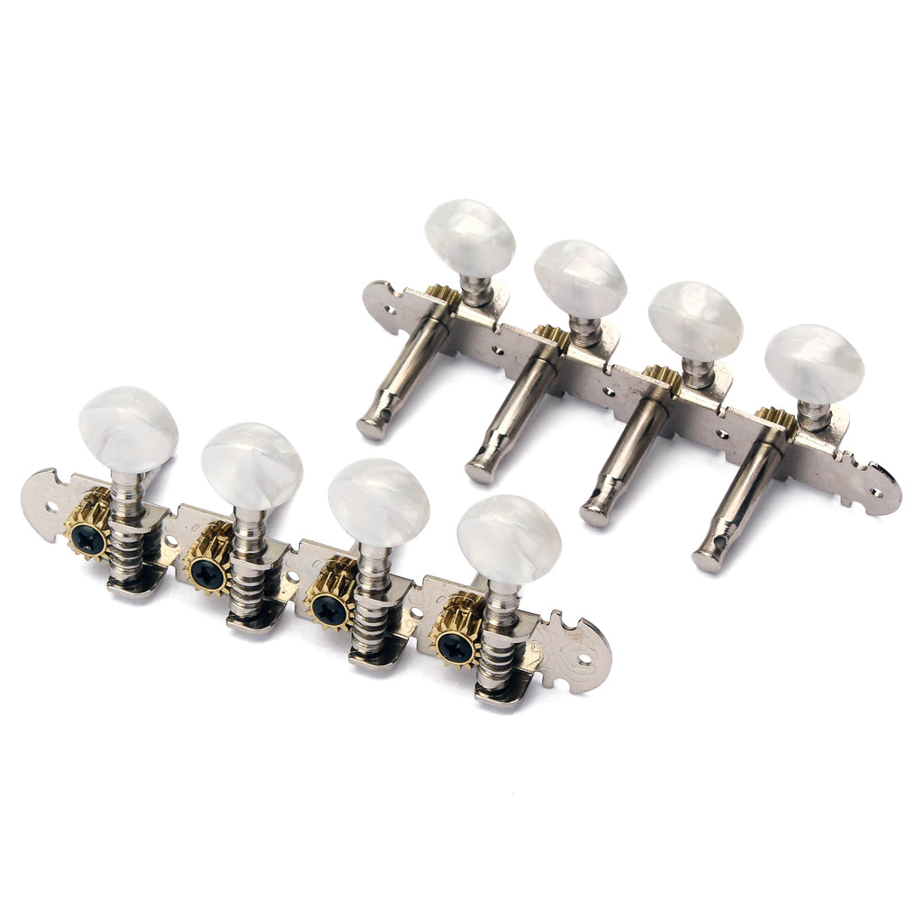 Mandolin Guitar Machine Heads 4L+4R Mica Color Round Button Tuner