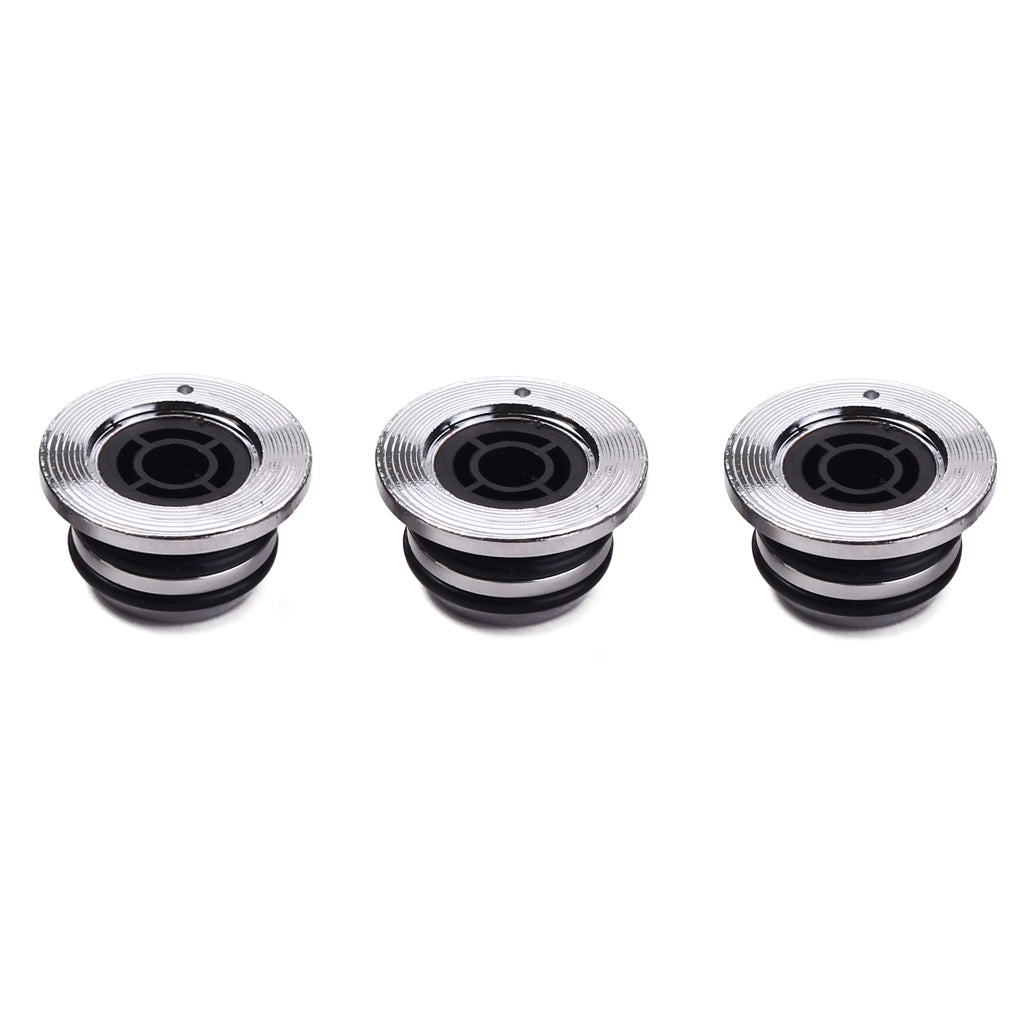 3pcs  Metal Hat Tone Volume Knobs Replacement Guitar Parts