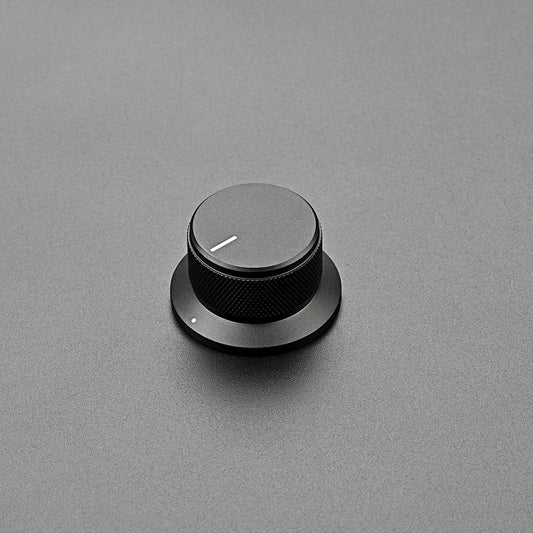 1Pc Black Color Aluminium AMP volume potentiometer Knob 6.0mm hole