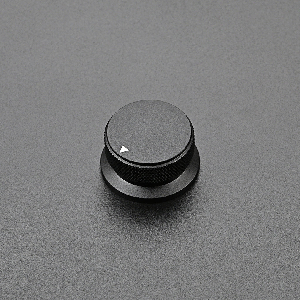 1Pc Black Color Aluminium AMP volume potentiometer Knob 6.0mm hole