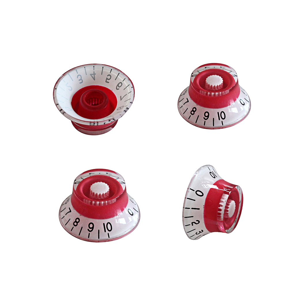 Guitar parts,Speed Volume Tone Control Knob for Guitar Bass Parts 4pcs