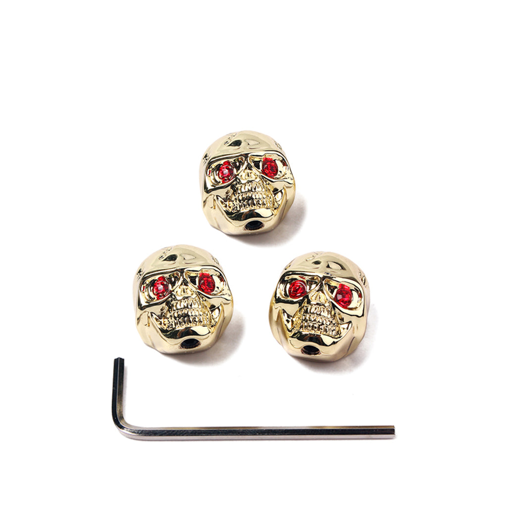 Electric Guitar Bass Volume Tone Pot Control Knobs Buttons Skull Knobs Guitar accessories