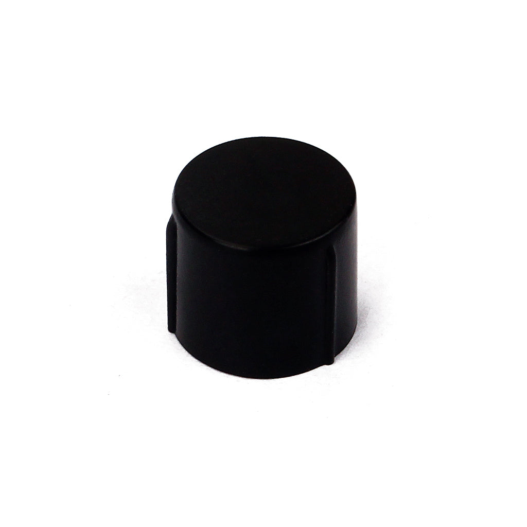 High quality 6mm Knurled Shaft Black Top Taper Volume Knob Cap for Potentiometer Pot