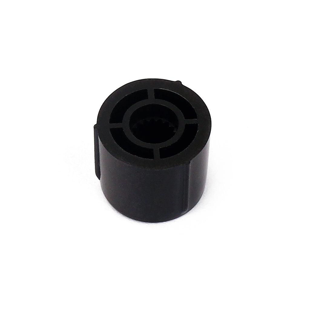 High quality 6mm Knurled Shaft Black Top Taper Volume Knob Cap for Potentiometer Pot