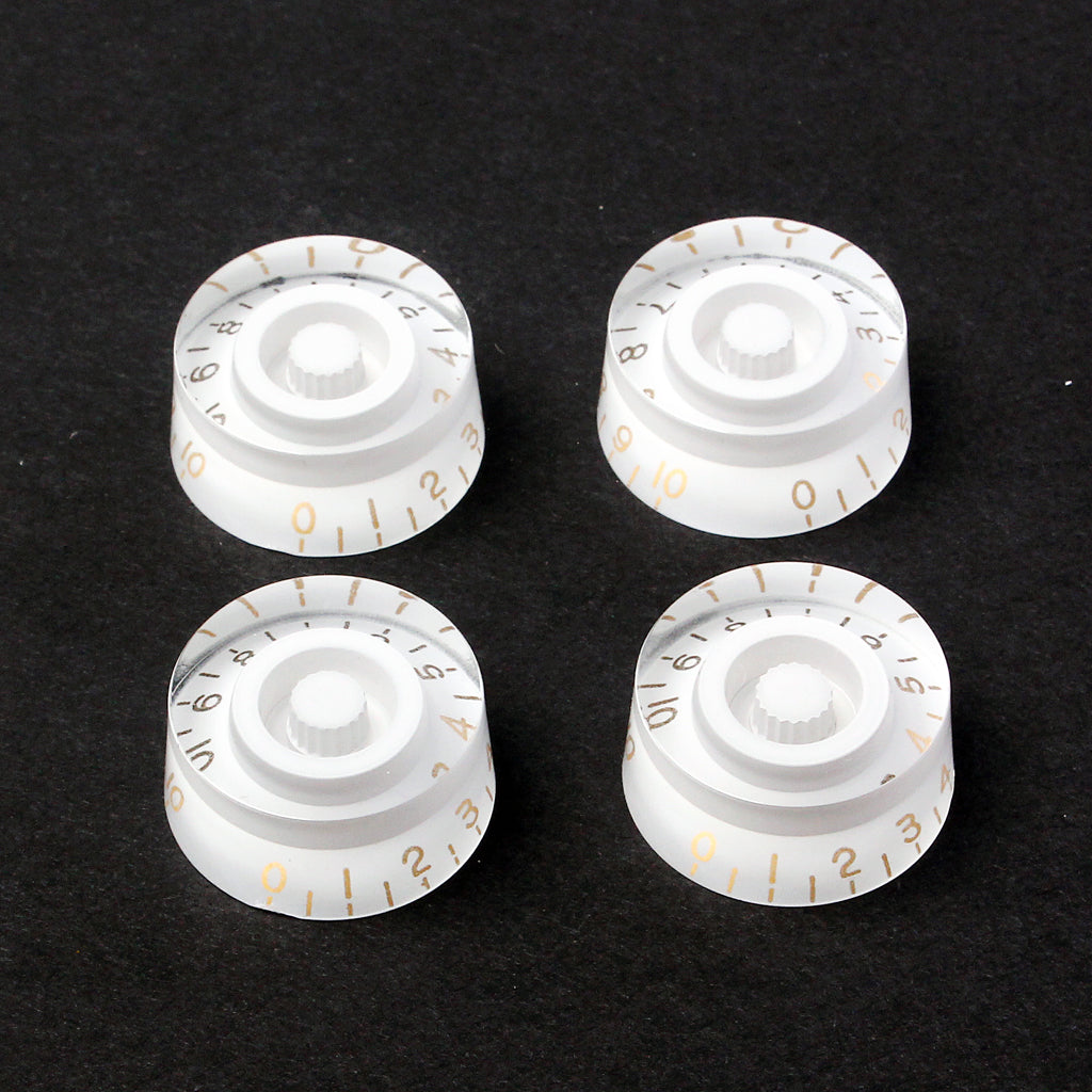 4 PCS Round Guitar Knobs Speed Volume Tone Control Knobs Rotary Knobs for Electric Guitar Parts Replacement, multi-color optional