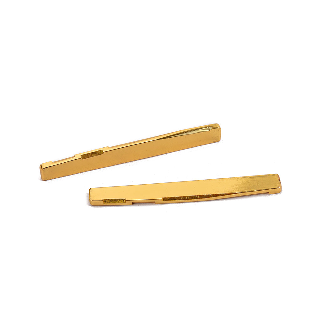 Guitar bridge Brass Gold Palted Acoustic Guitar Bridge Saddle Specifications Replacement Parts