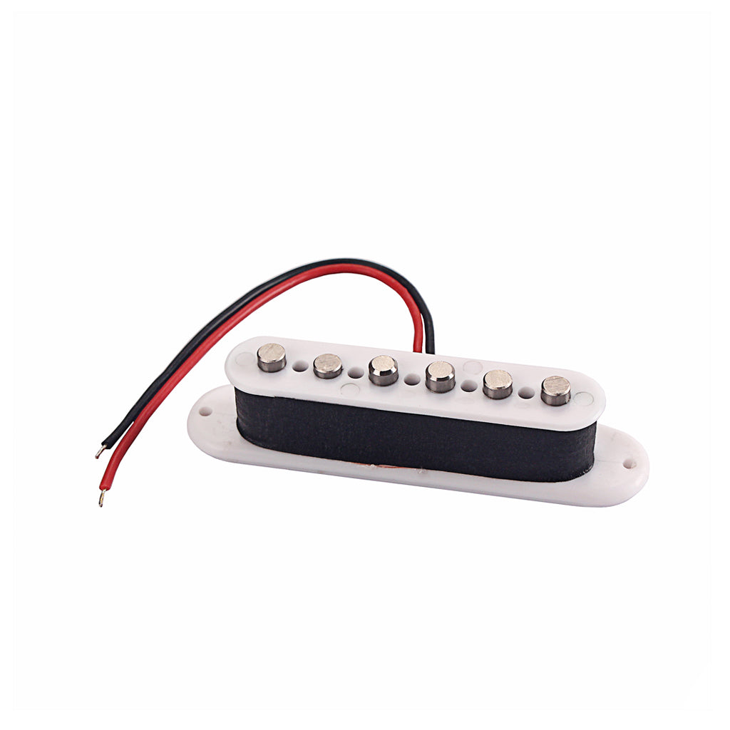 1PCS Vintage Alnico 5 Pickup Single Coil Guitar Pickup  Middle Pickup Choose Flat Pole Top 50mm