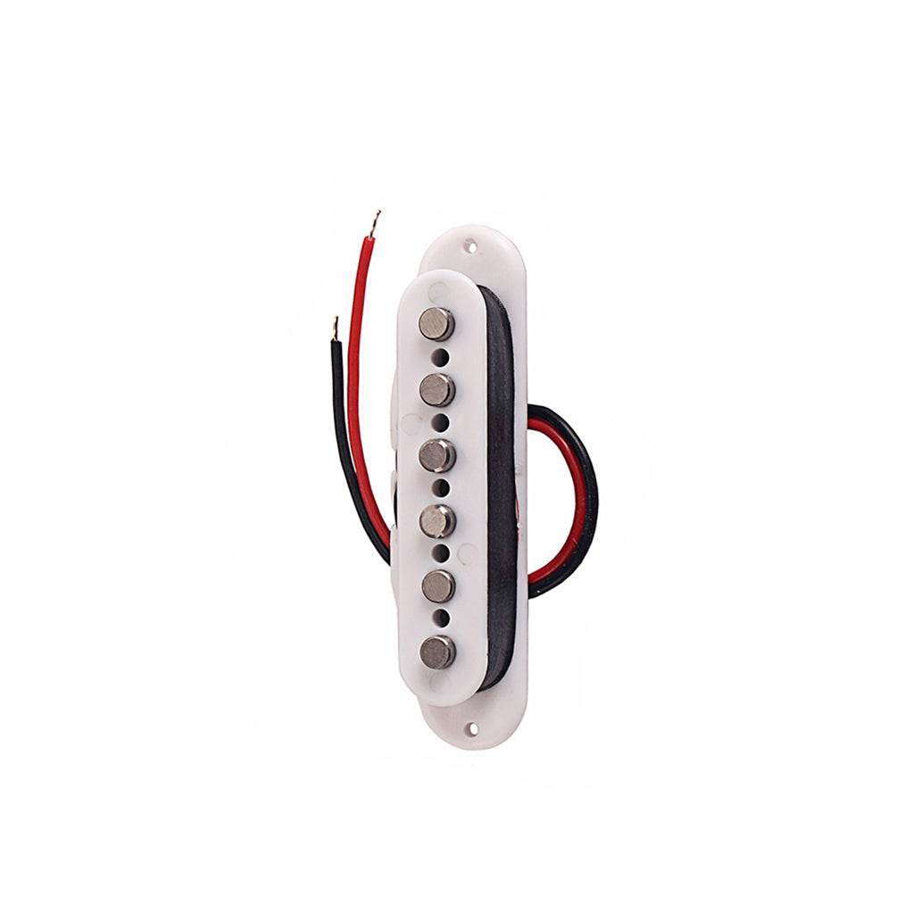 1PCS Vintage Alnico 5 Pickup Single Coil Guitar Pickup  Middle Pickup Choose Flat Pole Top 50mm