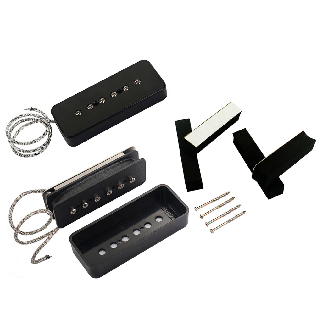 Replacement Pickup Set - P90,Alnico 5 single pickup Set of 2