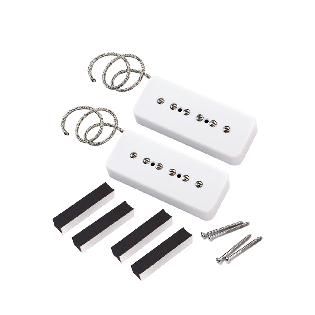 Replacement Pickup Set - P90,Alnico 5 single pickup Set of 2