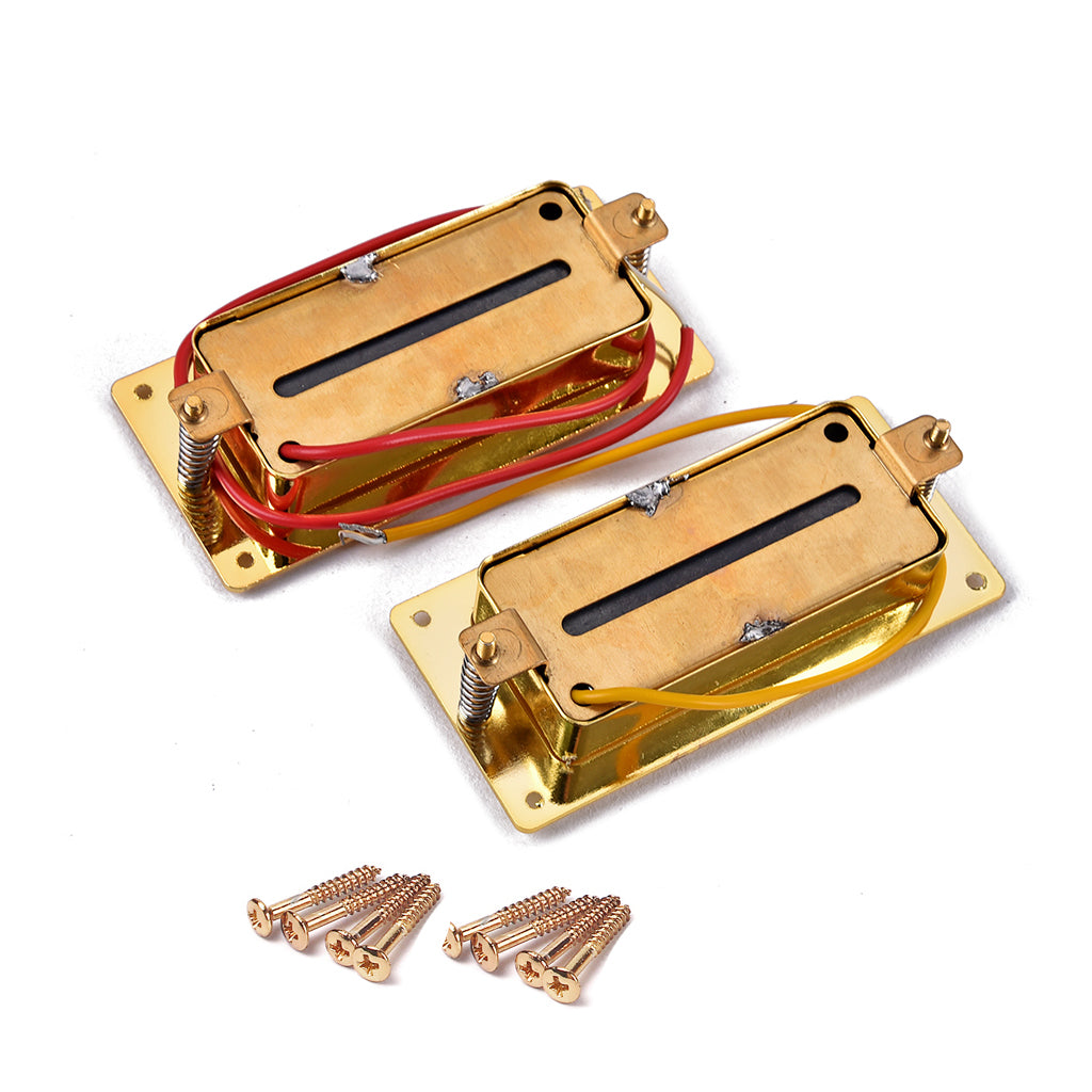 Electric Guitar Pickups Humbucker Gold Double Coil Pickup Guitar Parts Accessories