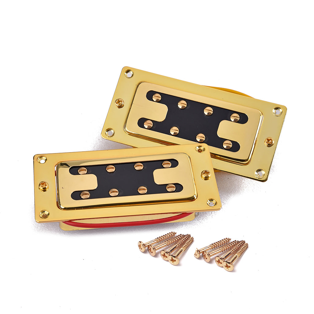 Electric Guitar Pickups Humbucker Gold Double Coil Pickup Guitar Parts Accessories