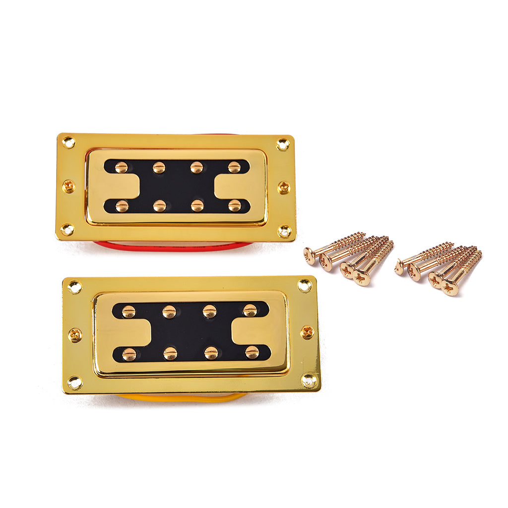 Electric Guitar Pickups Humbucker Gold Double Coil Pickup Guitar Parts Accessories