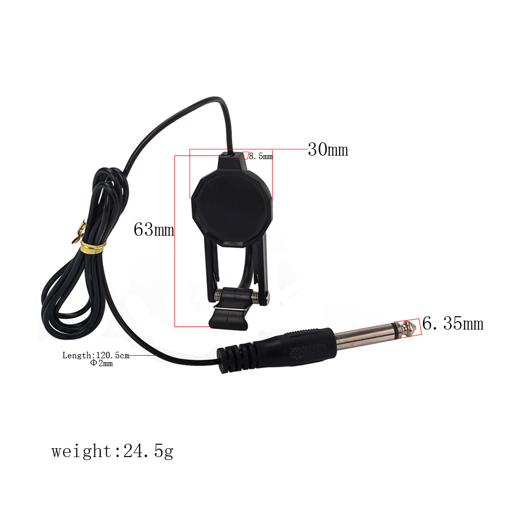 Wholesale Cherub WCP-60V Professional Electric Classical Violin Pickup with 1/4"" Jack 1.2M Cable Compact (Black)