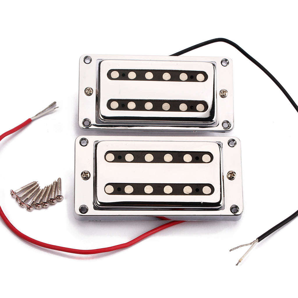 2pcs/set Guitar Sealed Humbucker Pickups Pick-ups Dual Coil for LP Electric Guitars with Mounting Screws